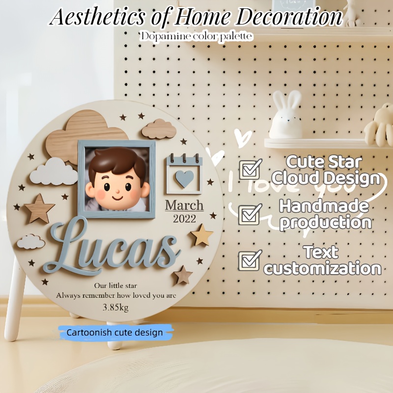 Porta-Retrato Personalizado pa - Baby Nursery Usa avaliação e preço