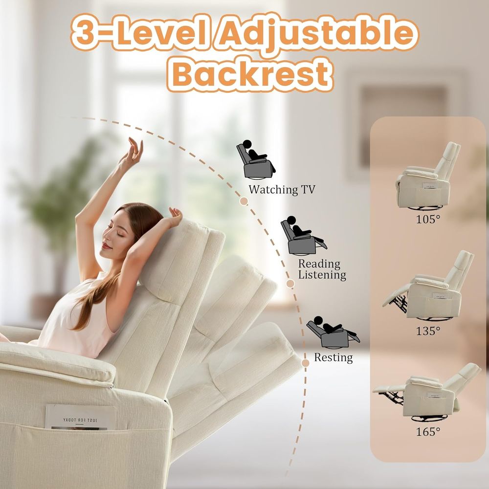 Cadeira Reclinável, Cadeira Re - Rocking Chair Nursery avaliação e preço