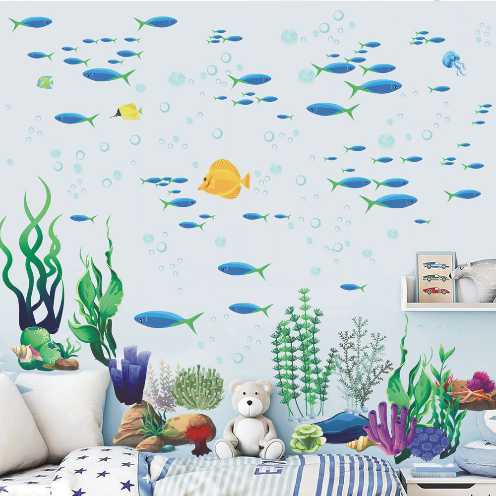 Adesivos de Parede de Peixes e - Baby Nursery Under The Sea avaliação e preço