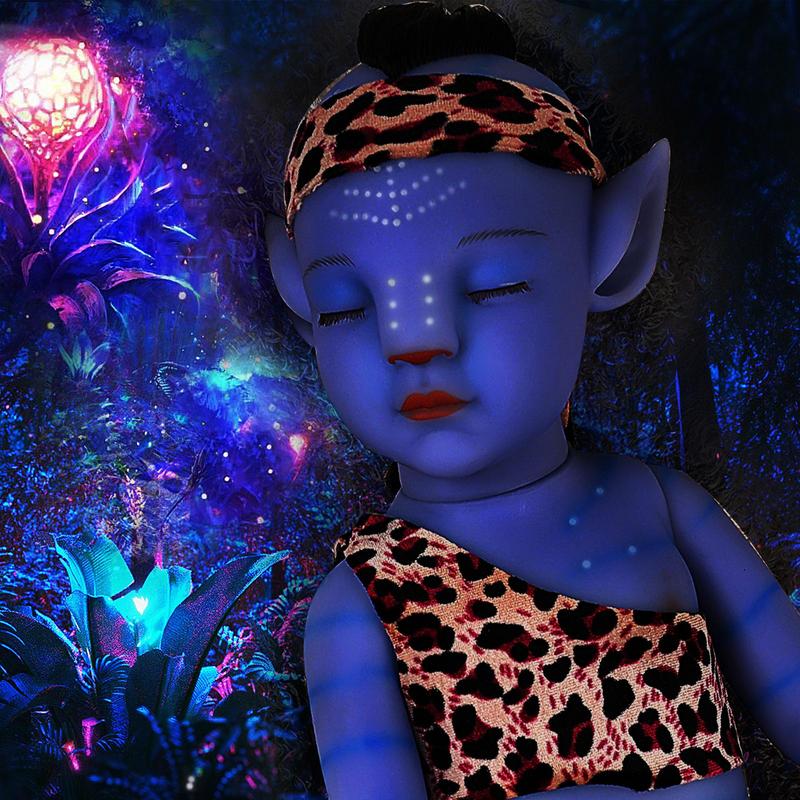 Novo luminoso avatar reborn bo - Baby Nursery Decor Girl avaliação e preço