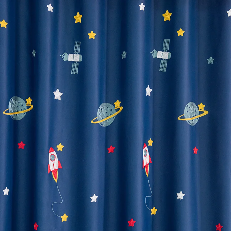 Azul marinho dos desenhos anim - Blackout Curtain Nursery avaliação e preço