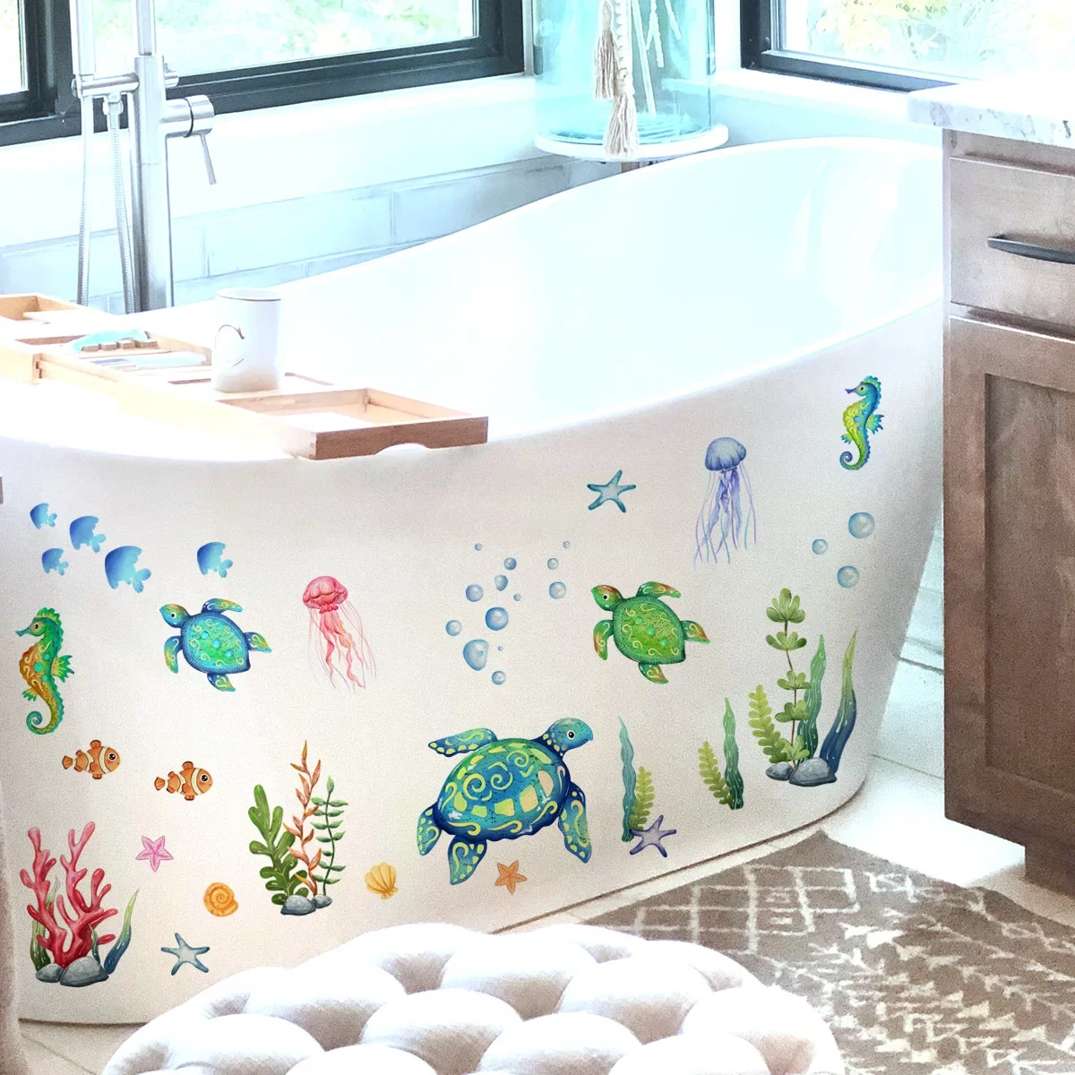 Decalques de parede oceano sob - Baby Nursery Under The Sea avaliação e preço