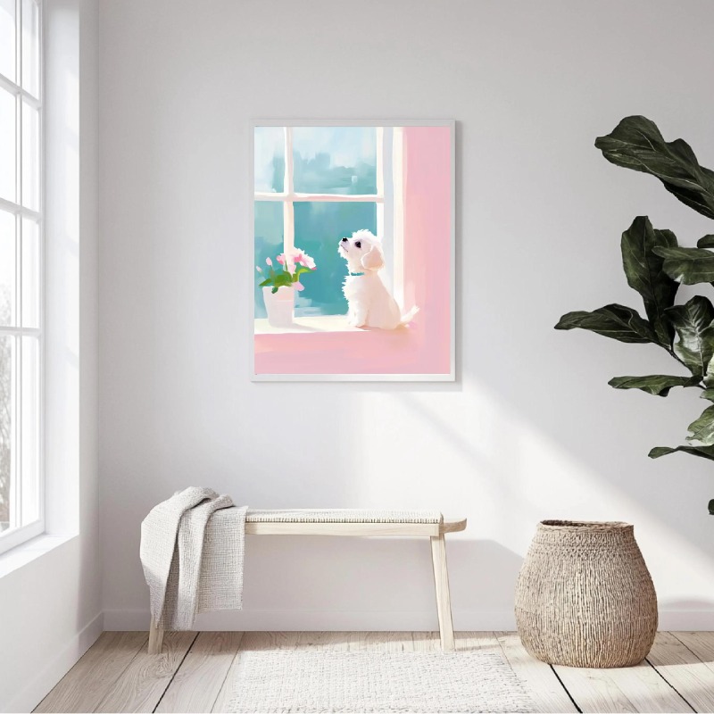 Pastel animal lona arte da par - Baby Nursery Animal Theme avaliação e preço