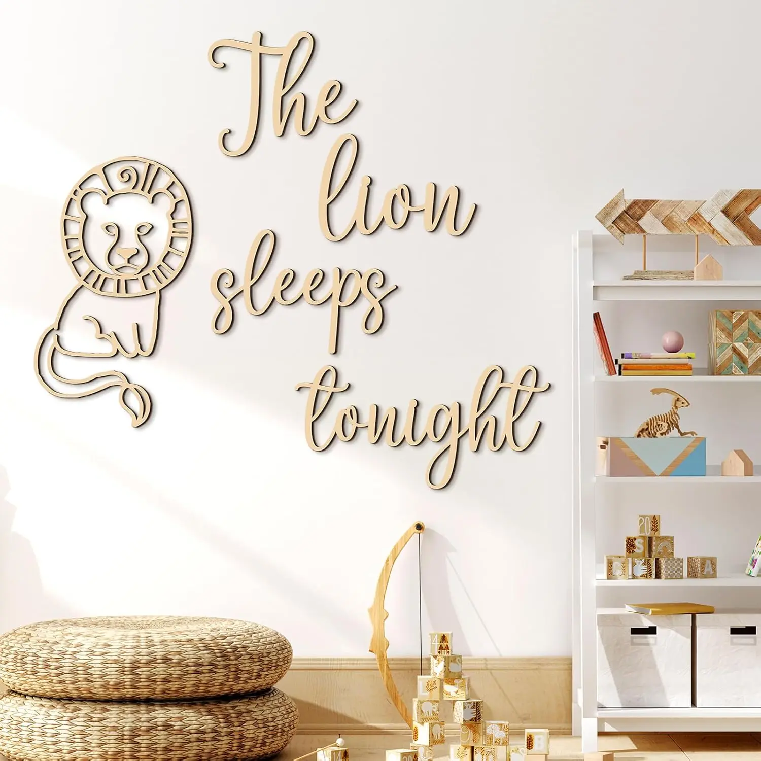 O leão dorme esta noite decora - Baby Nursery Animal Theme avaliação e preço