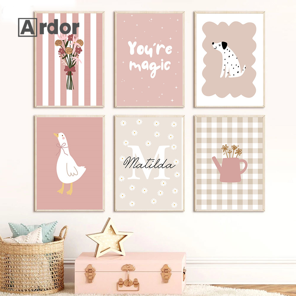 Nome personalizado flor silves - Baby Nursery Vase avaliação e preço