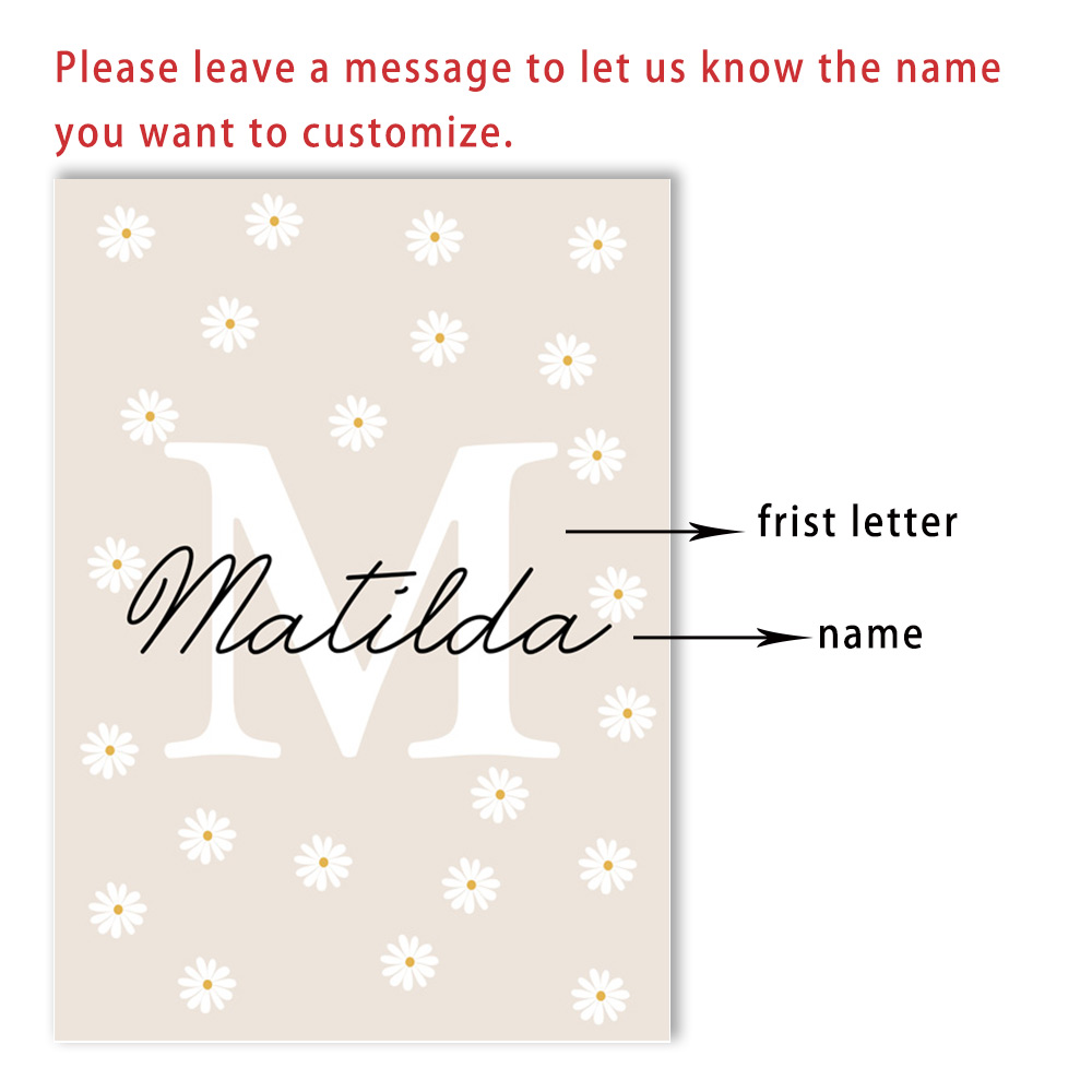Nome personalizado flor silves - Baby Nursery Vase avaliação e preço