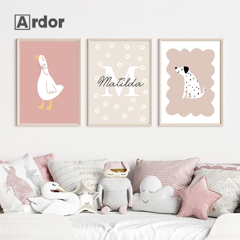 Nome personalizado flor silves - Baby Nursery Vase avaliação e preço