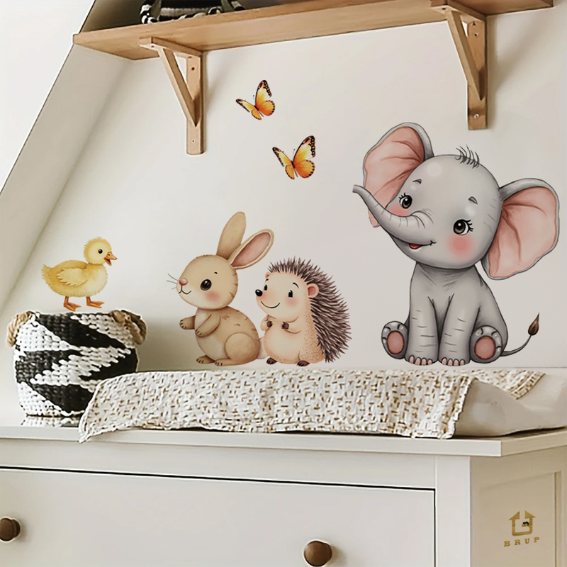 Adesivo de parede de animal de - Baby Nursery Wall Decals avaliação e preço