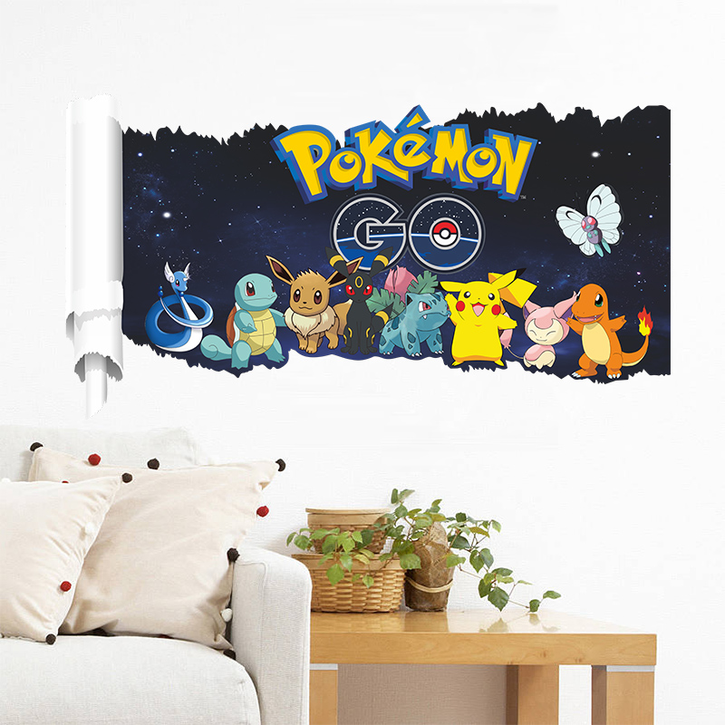 Desenhos animados Pokémon Pika - Baby Nursery Wall Decals avaliação e preço