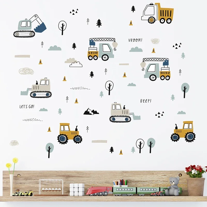 Adesivos de parede de caminhão - Baby Nursery Wall Decals avaliação e preço