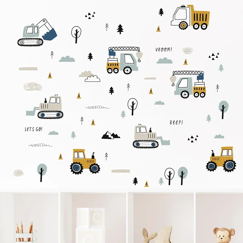 Adesivos de parede de caminhão - Baby Nursery Wall Decals avaliação e preço