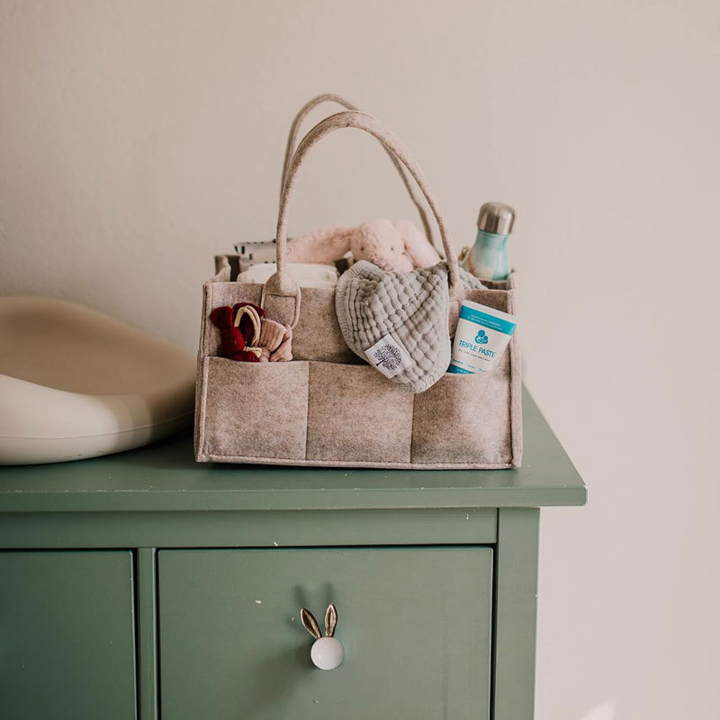 Caddy para fraldas - Caixa de  - Baby Nursery Organization Ideas avaliação e preço