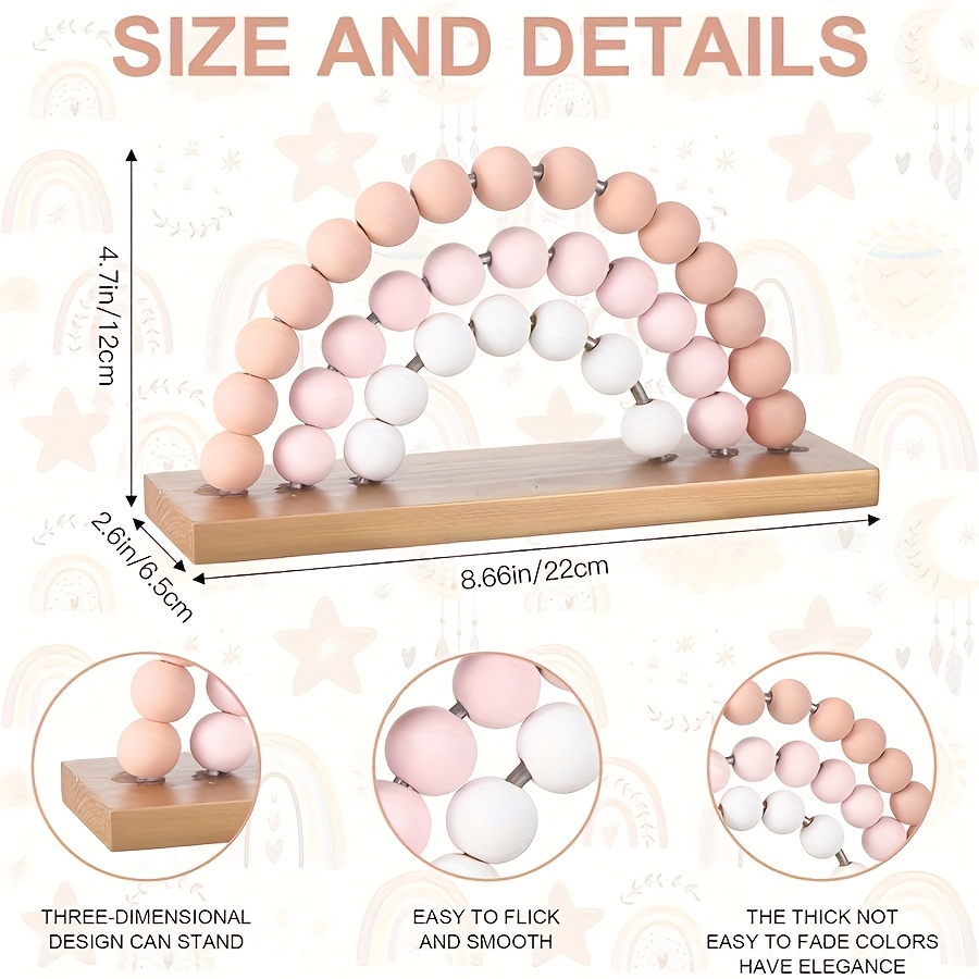 Arco-íris menina 3d decoração  - Baby Nursery Decor Girl avaliação e preço