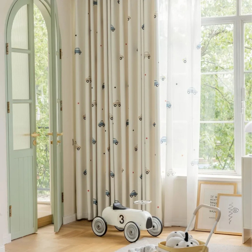 Moderno quarto das crianças do - Blackout Curtain Nursery avaliação e preço