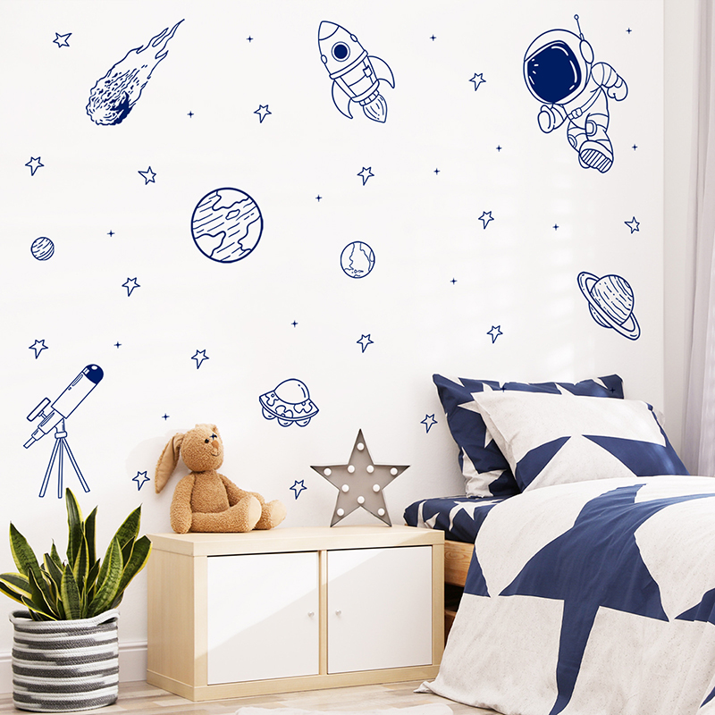 Universo dos desenhos animados - Baby Nursery Wall Decals avaliação e preço