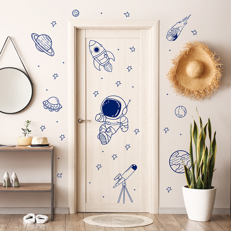 Universo dos desenhos animados - Baby Nursery Wall Decals avaliação e preço