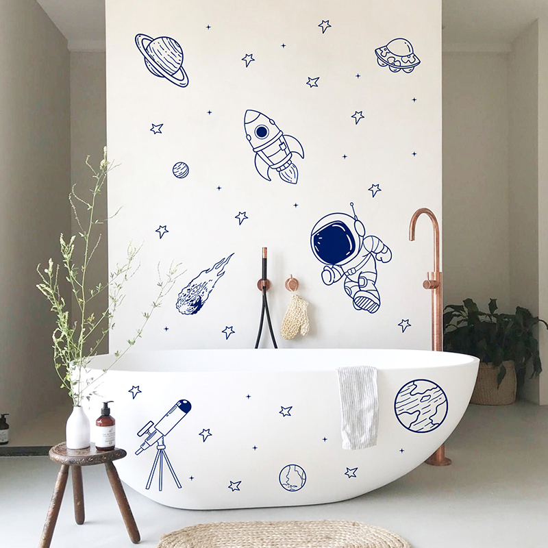 Universo dos desenhos animados - Baby Nursery Wall Decals avaliação e preço