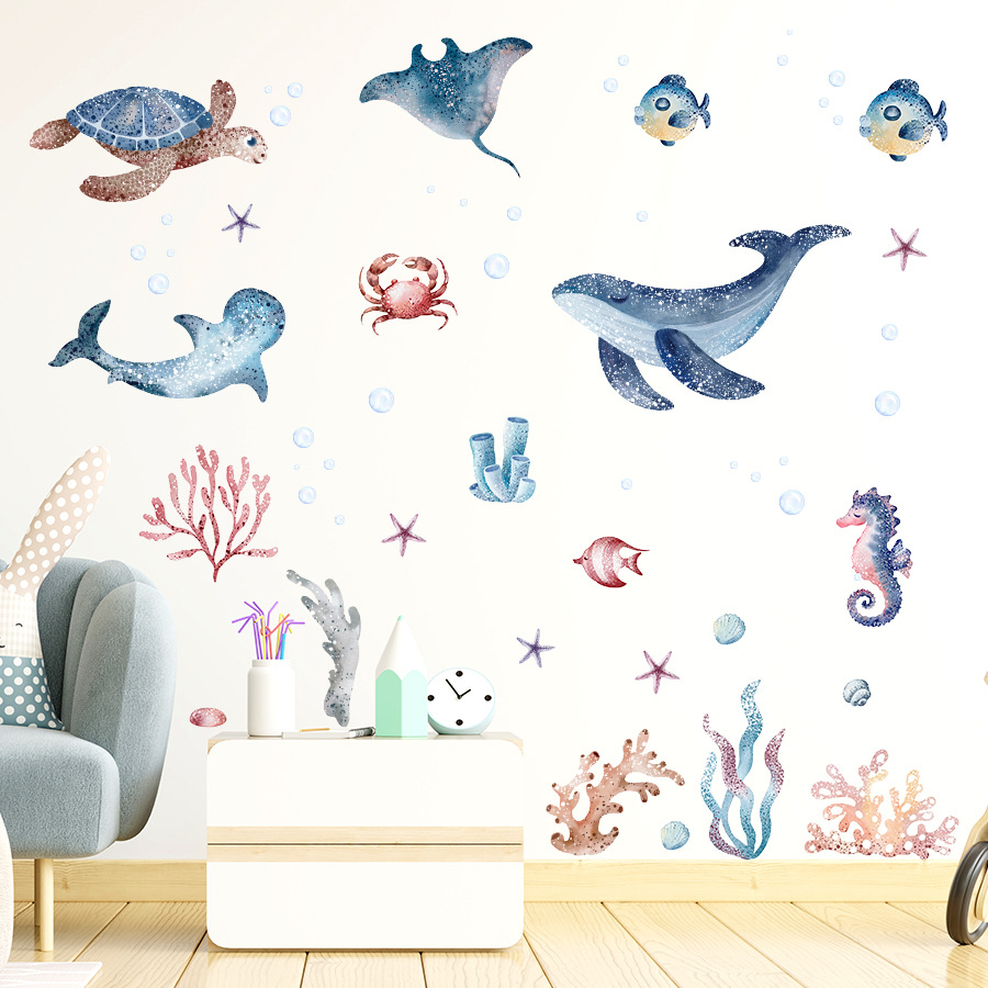 Adesivo de parede Sea Turtle S - Baby Nursery Under The Sea avaliação e preço