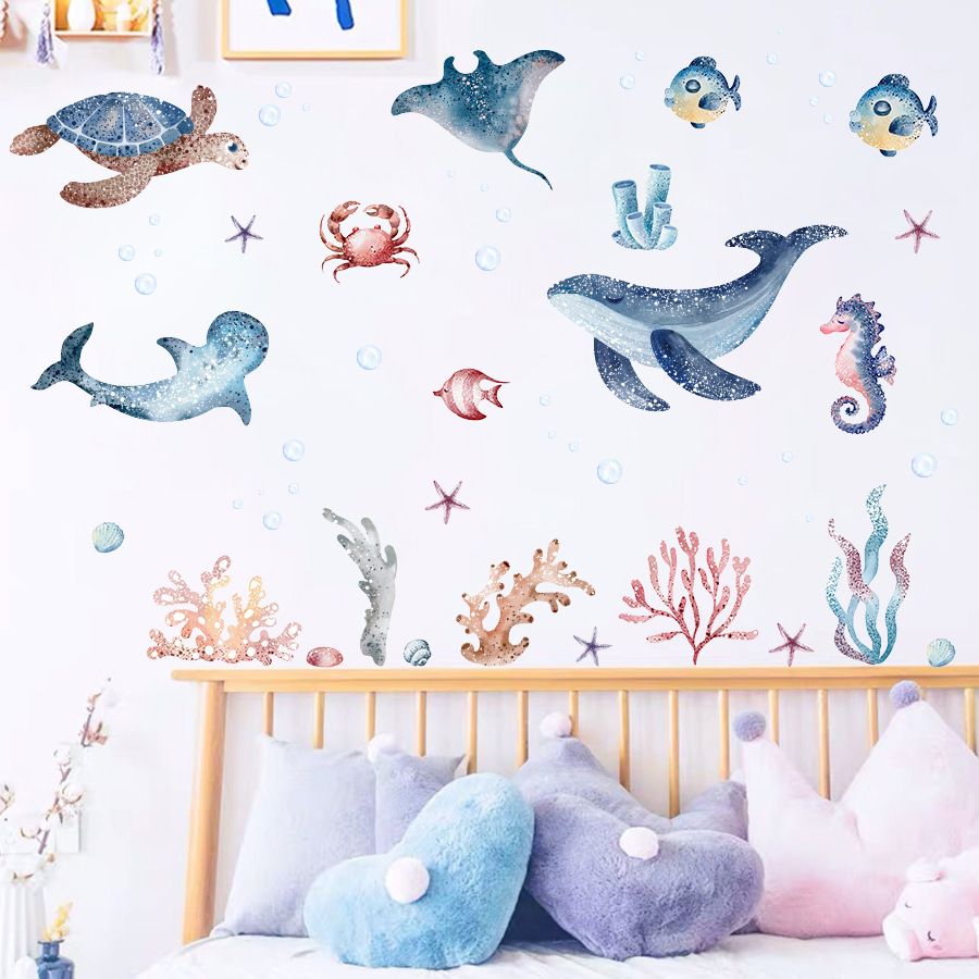 Adesivo de parede Sea Turtle S - Baby Nursery Under The Sea avaliação e preço