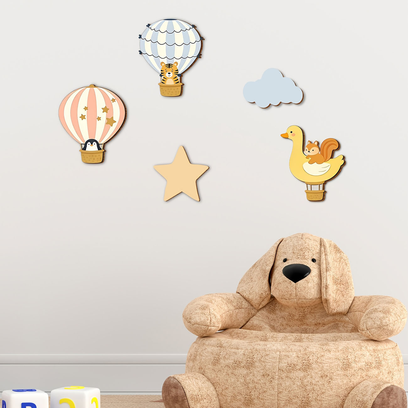 5 Peças de Adesivos de Parede  - Baby Nursery Wall Decals avaliação e preço