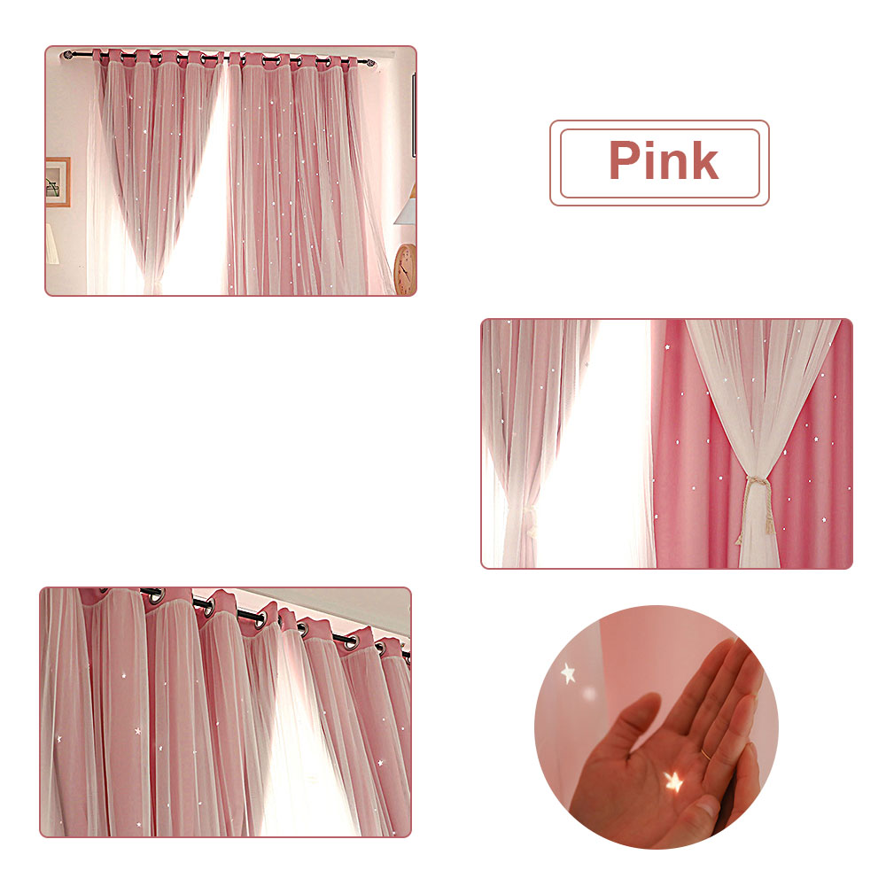 Cortinas blackout de camadas d - Blackout Curtain Nursery avaliação e preço